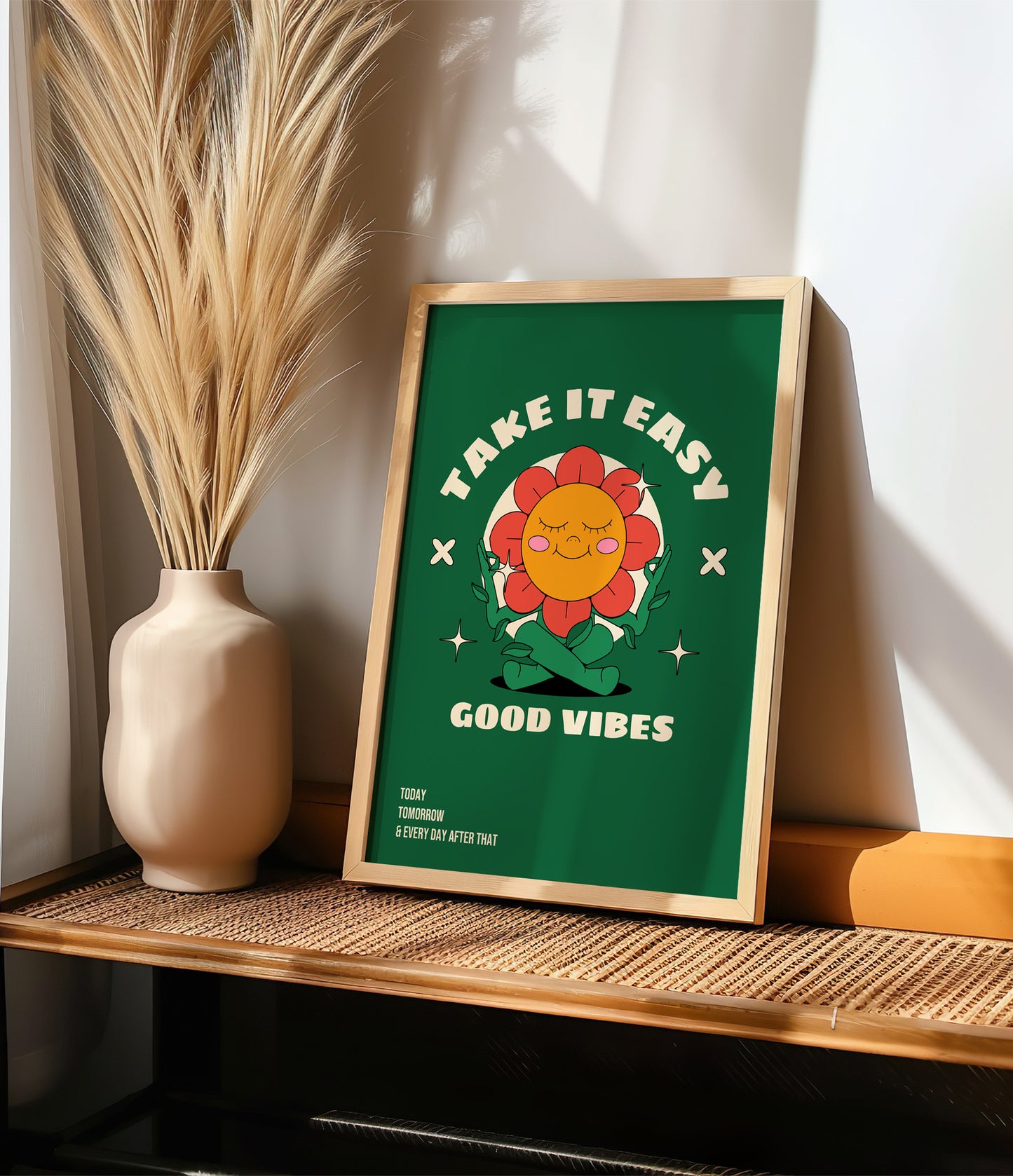 'Good vibes' and 'Take it easy' Quotes