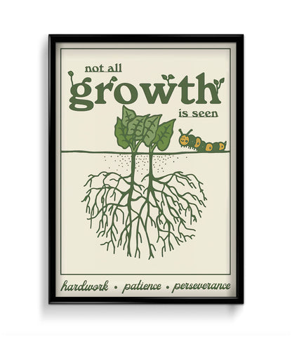 'Not all growth is seen' Quote