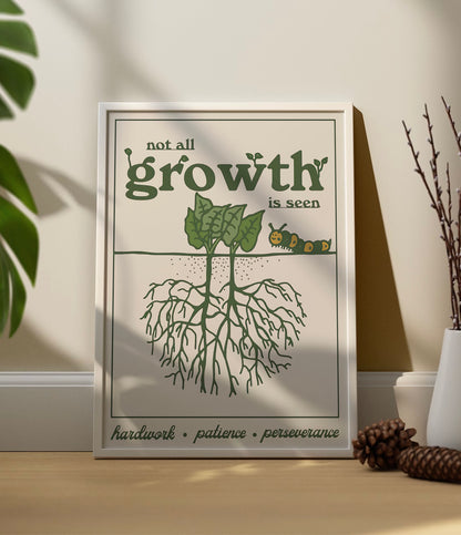 'Not all growth is seen' Quote