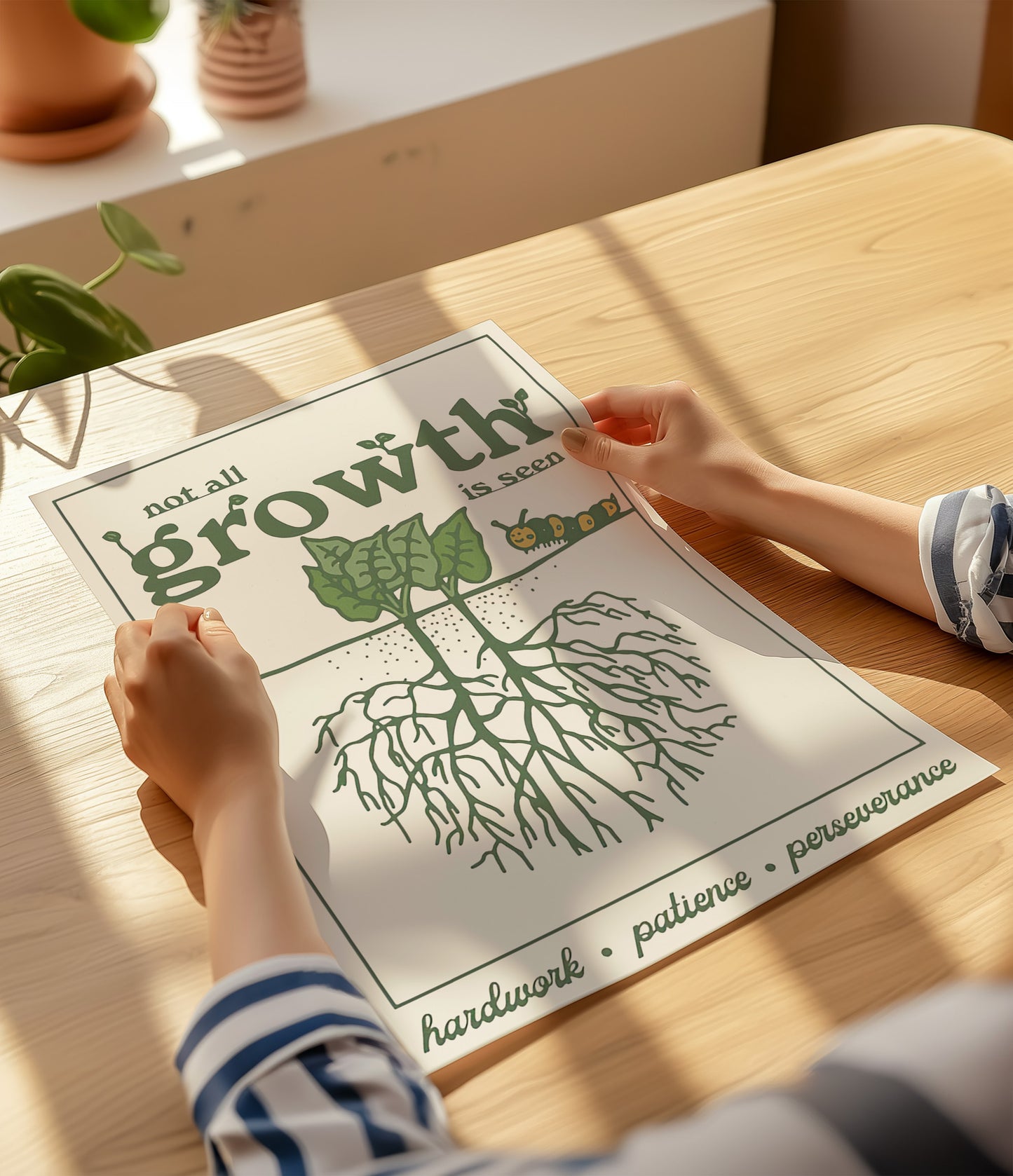 'Not all growth is seen' Quote