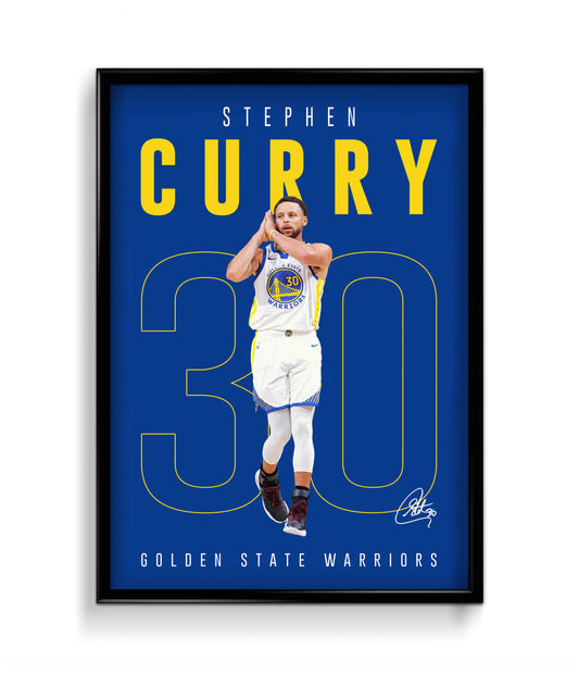 Steph Curry | Golden State Warriors Poster | #007